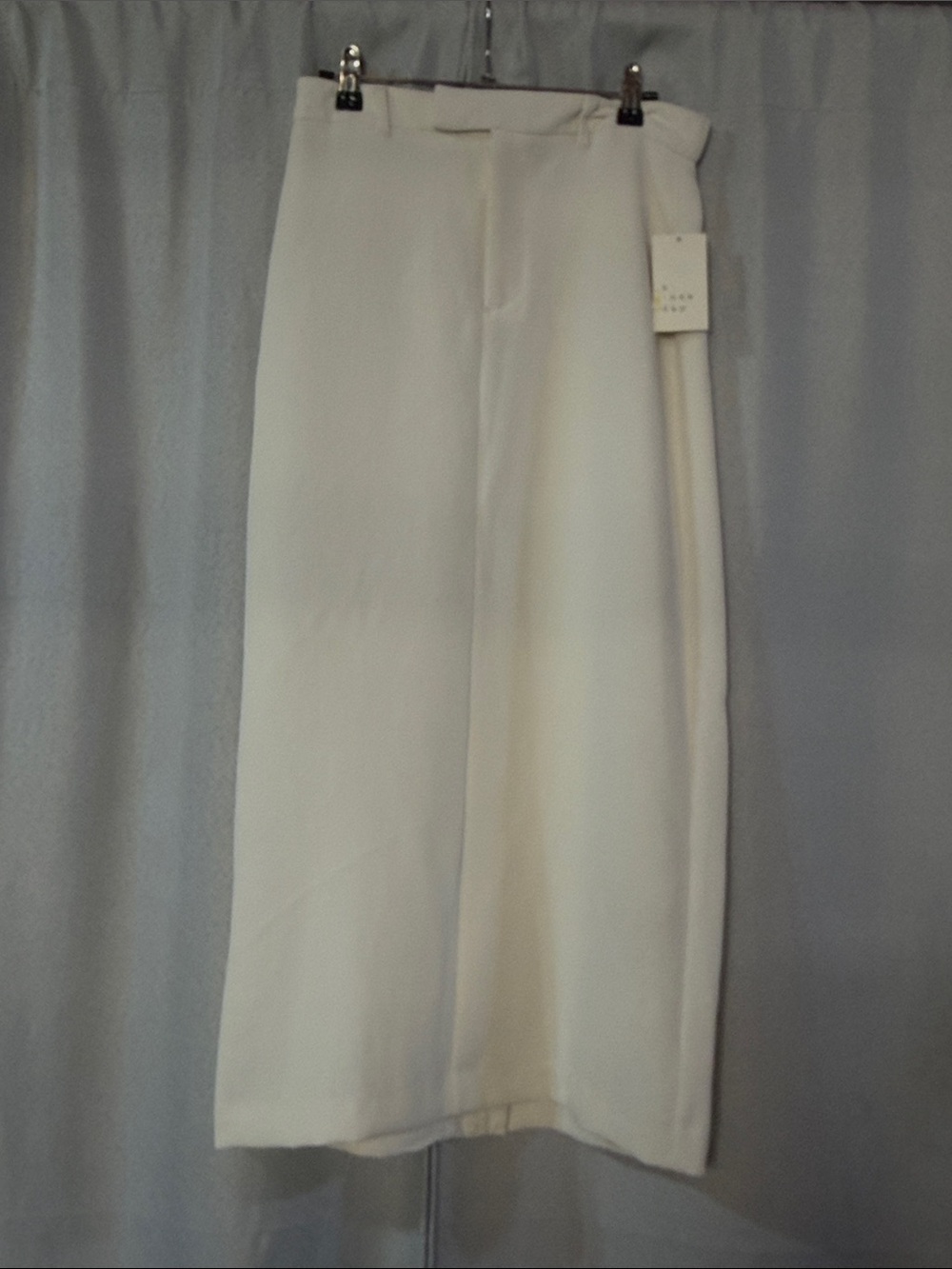 A New Day Cream Maxi Pencil Skirt NWT